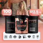 100 cápsulas de inositol de 500 mg